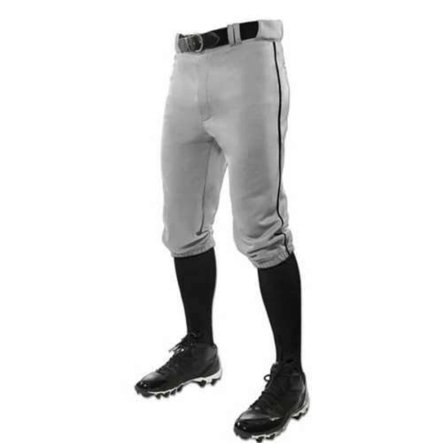 Baseball Gear * | Men'S Champro Triple Crown Knicker Baseball Pant With Piping