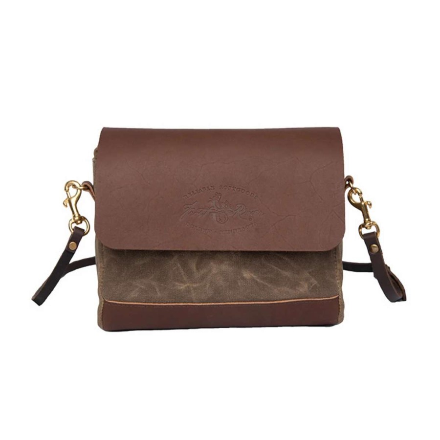 Bags, Packs & Travel * | Frost River Ranger Short Shoulder Bag Brown