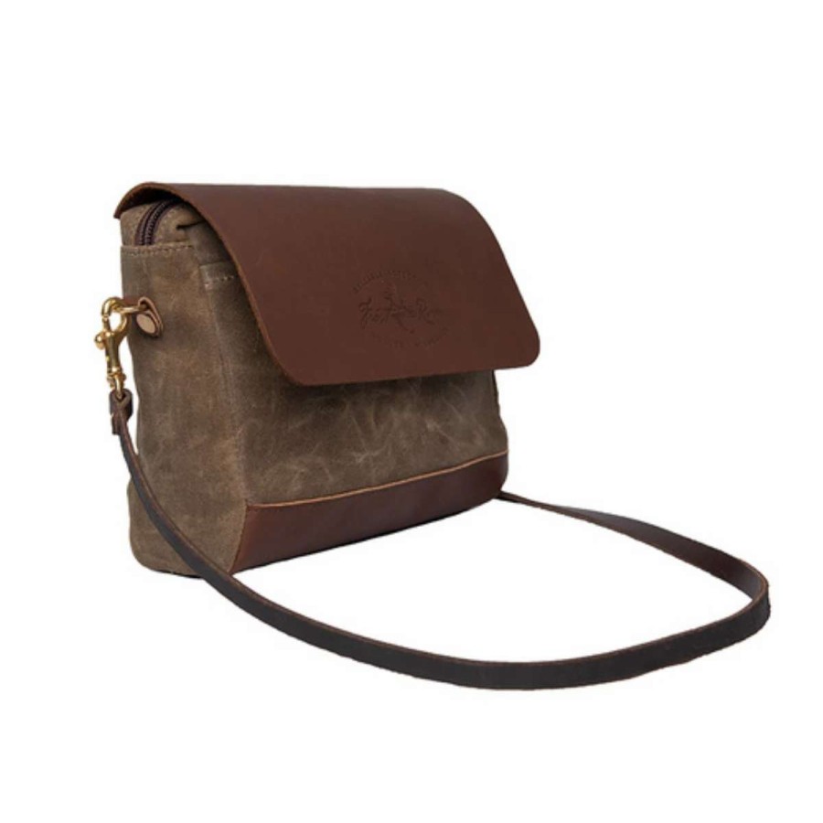 Bags, Packs & Travel * | Frost River Ranger Short Shoulder Bag Brown