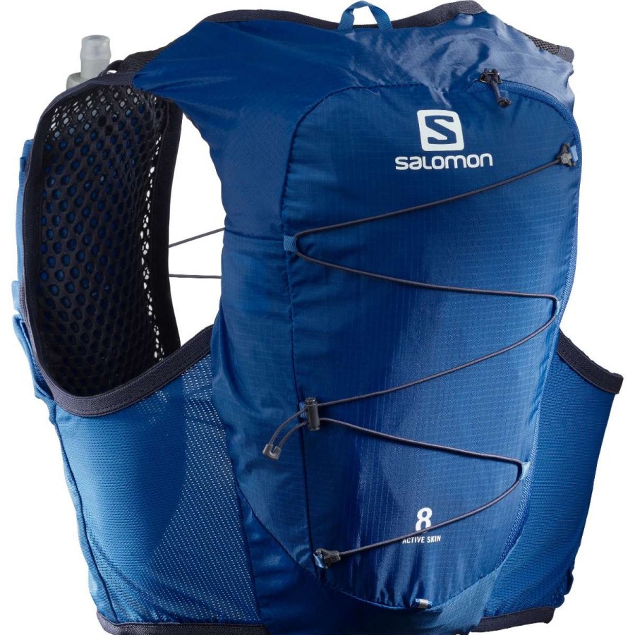 Bags, Packs & Travel * | Salomon Adv Skin 8 Set Running Vest Blue