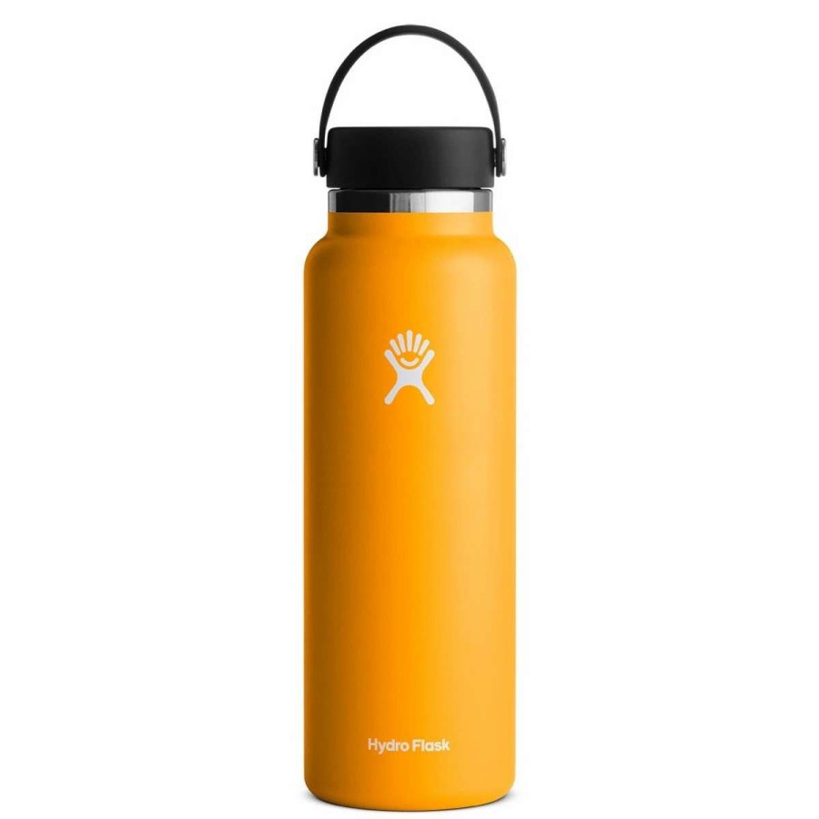 Hydration * | Hydro Flask 40 Oz Wide Mouth Water Bottle Orange