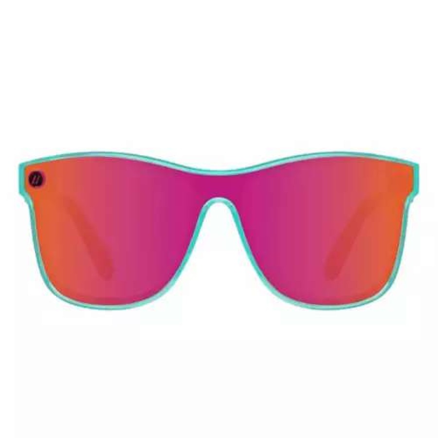 Sunglasses * | Blenders Eyewear Dance Electric Millenia X2 Polarized Sunglasses Crystal/Pink Mirror