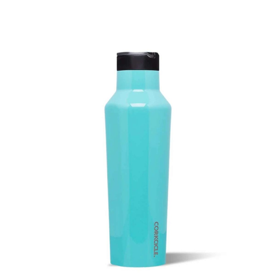 Home & Decor * | Corkcicle 20Oz Classic Sport Canteen Turq