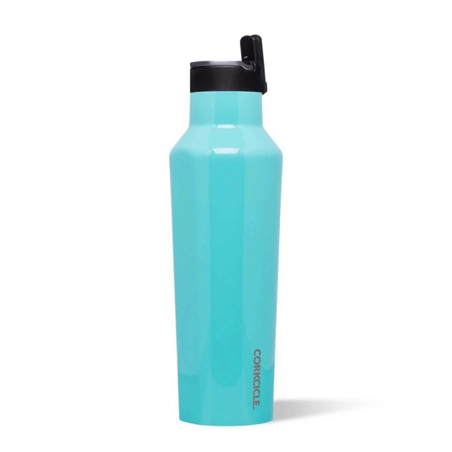 Home & Decor * | Corkcicle 20Oz Classic Sport Canteen Turq