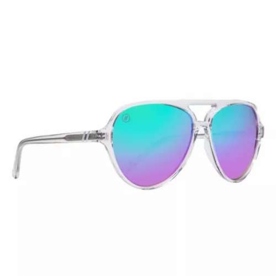 Sunglasses * | Blenders Eyewear Crystal Orb Skyway Polarized Sunglasses Blue/Pink