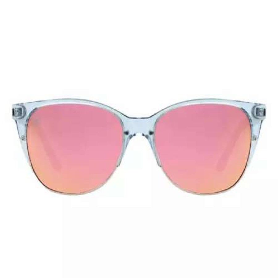 Sunglasses * | Blenders Eyewear Sky Mistress Starlet Polarized Sunglasses Crystal/Pink Mirror