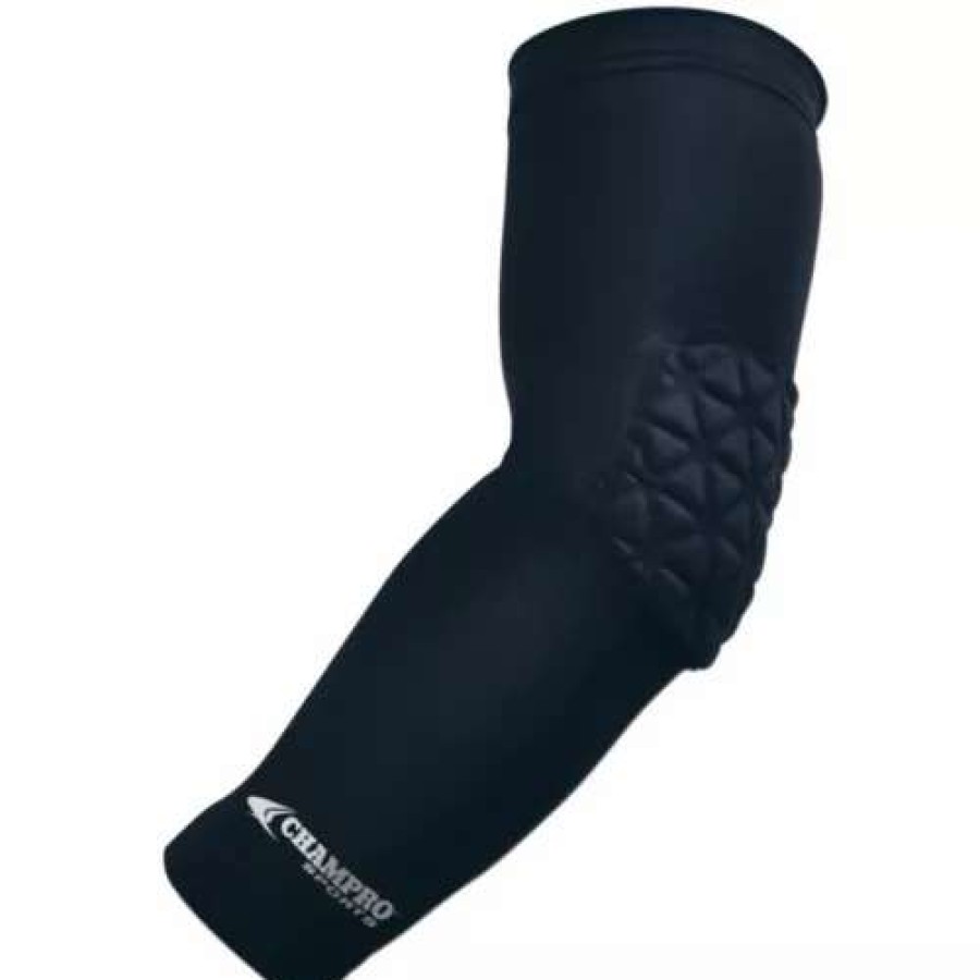 Football Gear * | Champro Tri-Flex Arm Sleeve Black