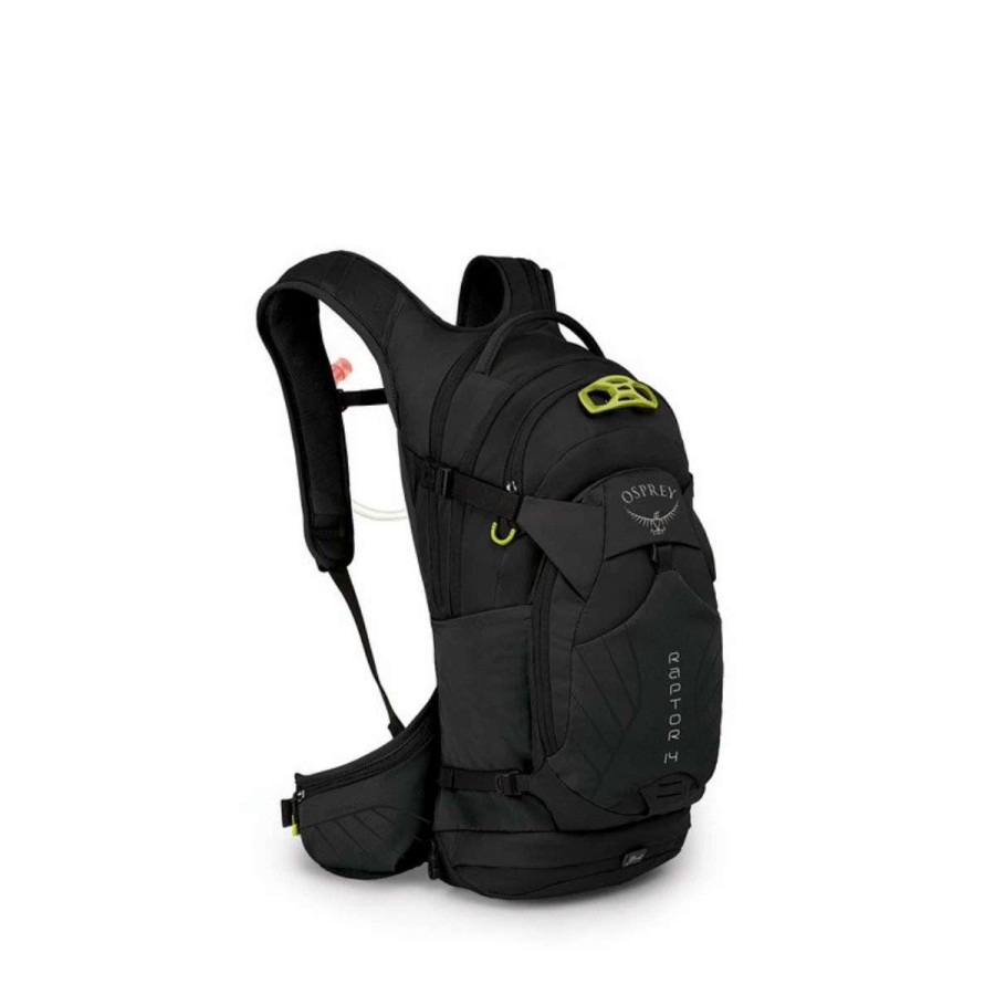 Bags, Packs & Travel * | Osprey Raptor 14 O/S Hydration Backpack Black