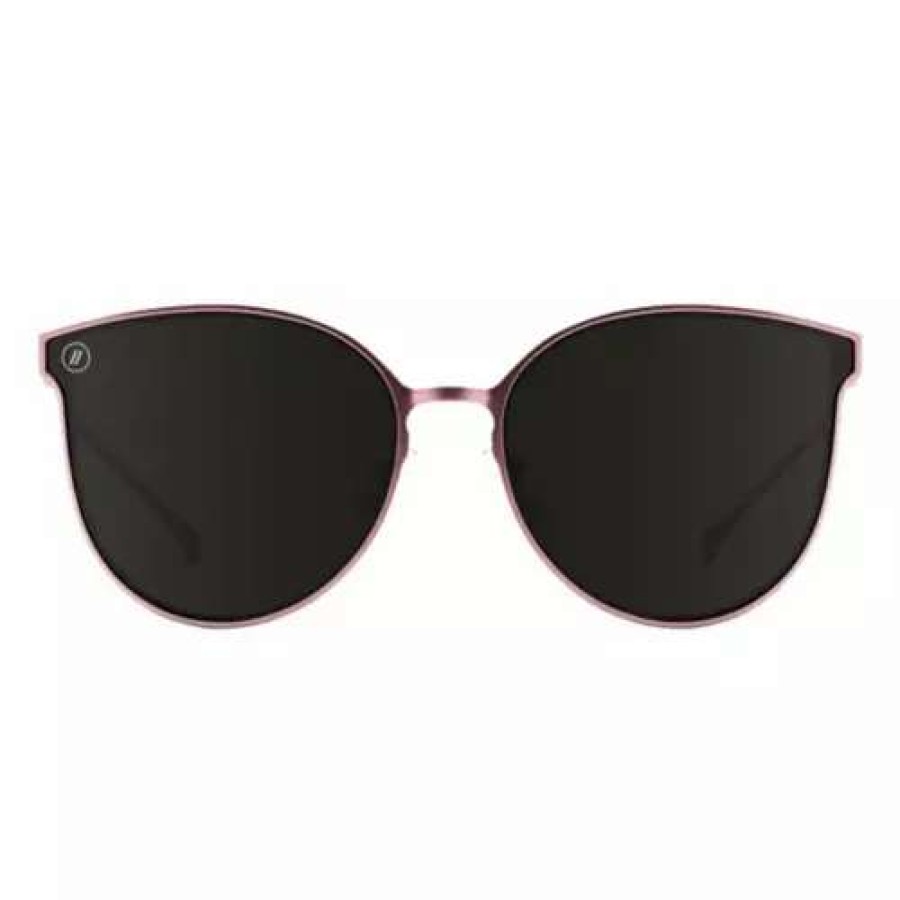 Sunglasses * | Blenders Eyewear Blushing Bella Aluminati Polarized Sunglasses Pink/Smoke