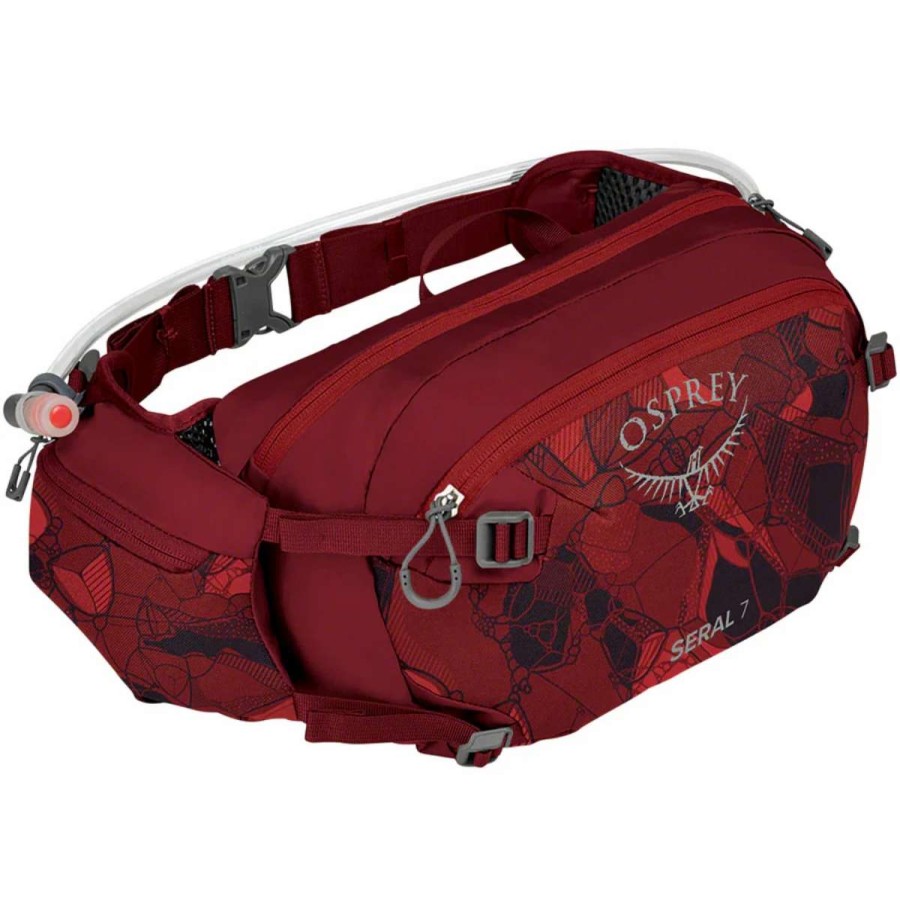 Bags, Packs & Travel * | Osprey Seral 7 Lumbar Pack Red