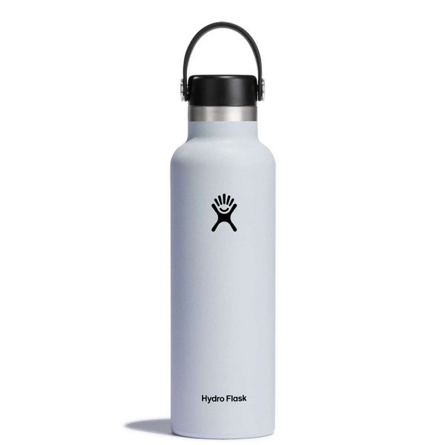 Hydration * | Hydro Flask 21Oz Standard Mouth Waterbottle White