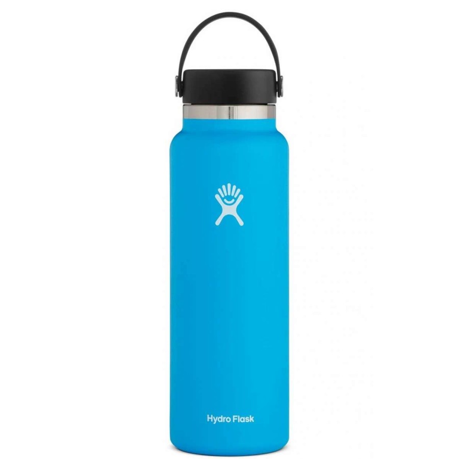 Hydration * | Hydro Flask 40 Oz Wide Mouth Water Bottle Blue