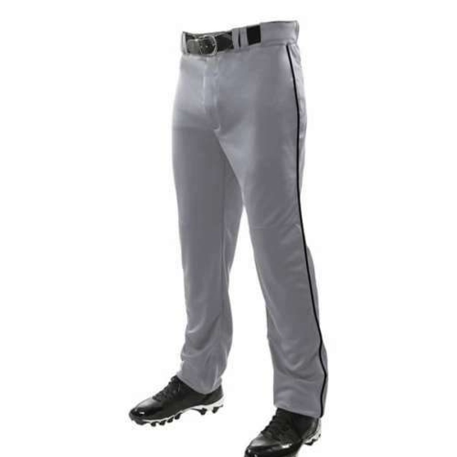 Baseball Gear * | Men'S Champro Triple Crown Open Bottom Pant With Piping