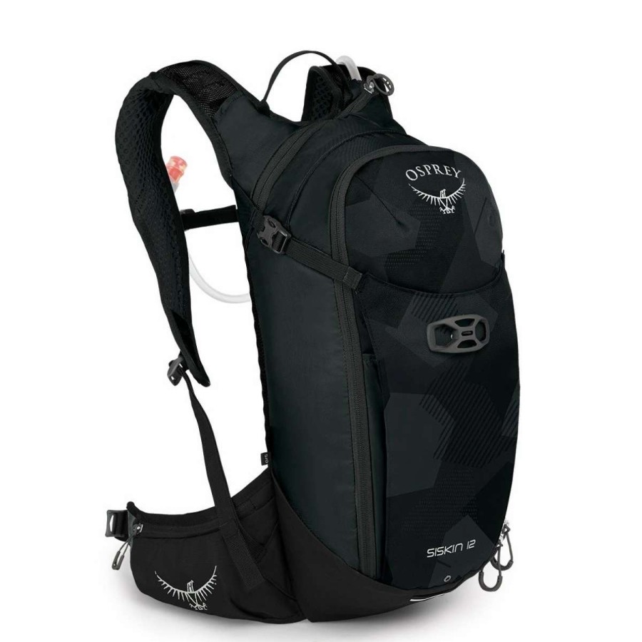 Bags, Packs & Travel * | Osprey Siskin 12 W/Reservoir Hiking Backpack Black