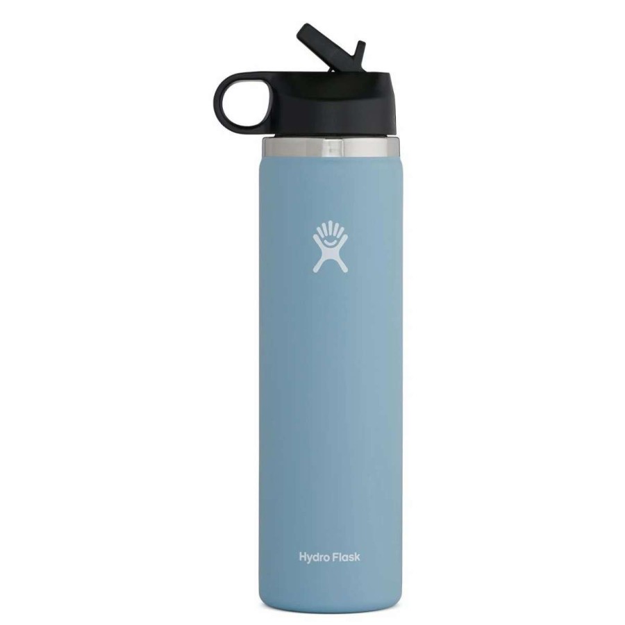 Hydration * | Hydro Flask 24 Oz Wide Mouth With Straw Water Bottle