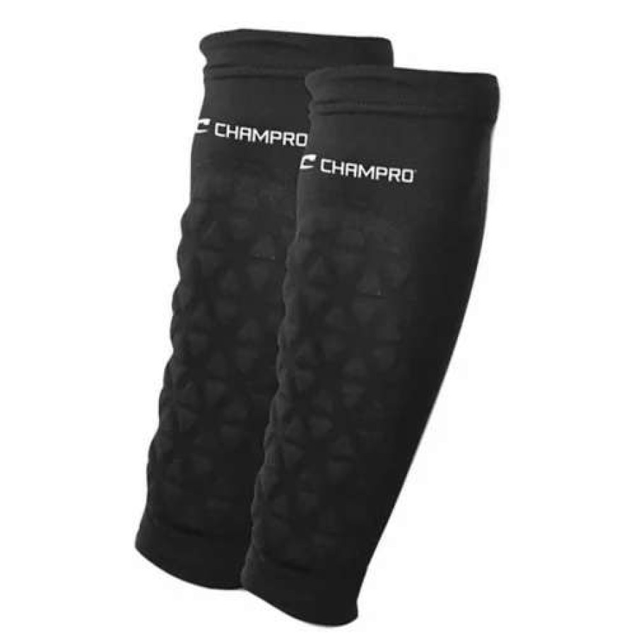 Football Gear * | Champro Tri-Flex Forearm Sleeves Black