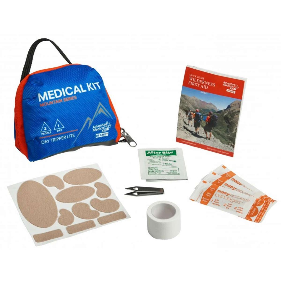 Bags, Packs & Travel * | Adventure Medical Mountain Day Tripper Lite Medical Kit Blue