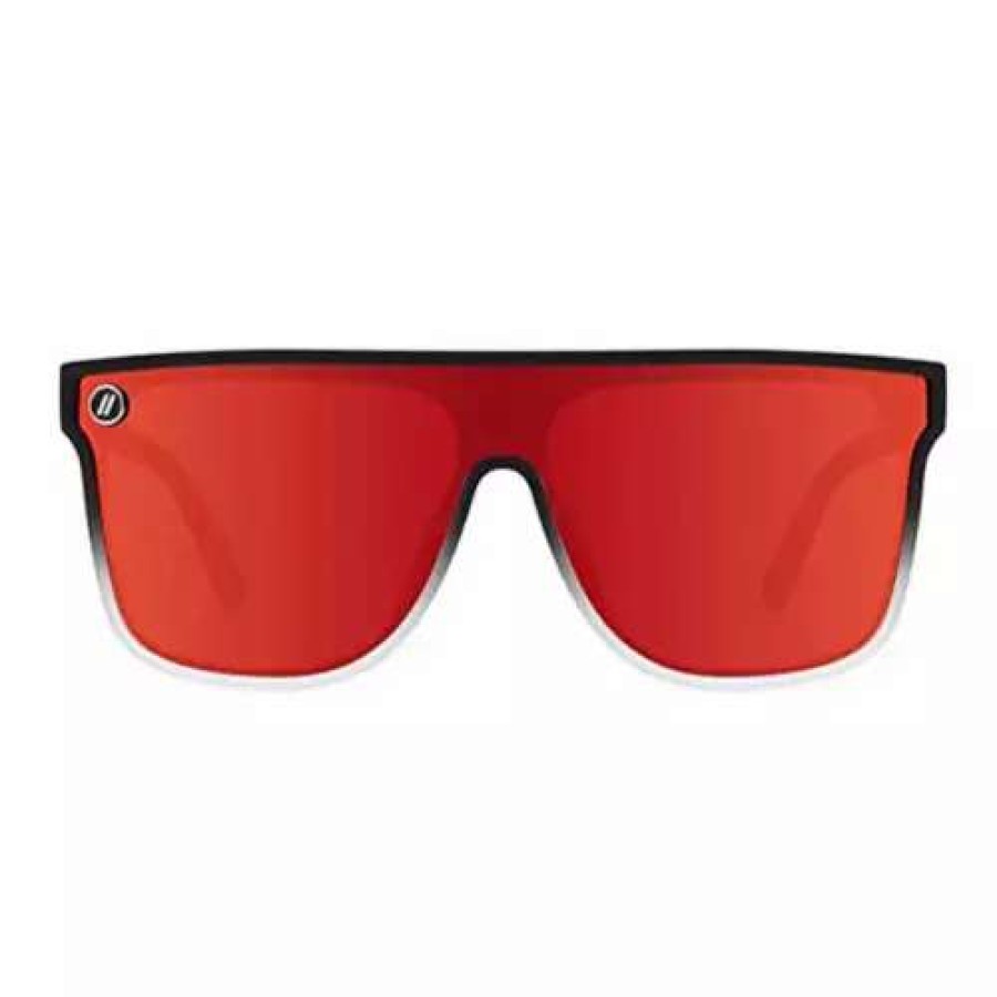 Sunglasses * | Blenders Eyewear Blenders Scifi Polarized Sunglasses Black/Red