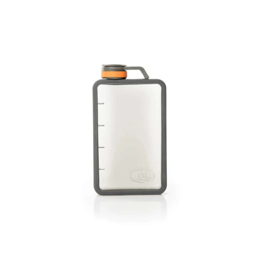 Home & Decor * | Gsi Outdoors Boulder 10 Oz Flask Gray