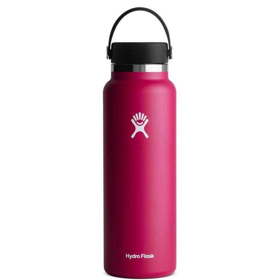 Hydration * | Hydro Flask 40 Oz Wide Mouth Water Bottle Fuchsia